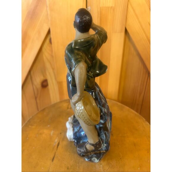 Vintage Cultural Revolution Chinese Ceramic Figurine Liao Hongbiao Propaganda (5 - Picture 2 of 10